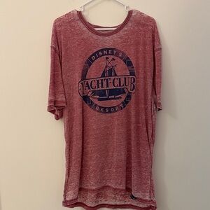 Disney Men’s Yacht Club Maroon T-Shirt